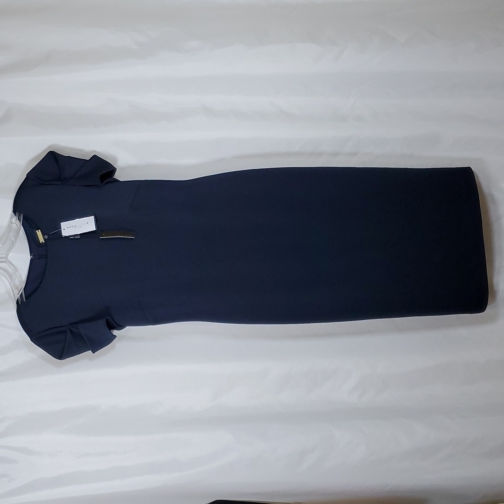 Alexia Admore CRYSTA Midi Dress ~ Navy - Picture 6 of 16